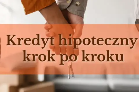 Para trzyma klucze do domu, symbolizując co to jest hipoteka i jak krok po kroku ją uzyskać.
