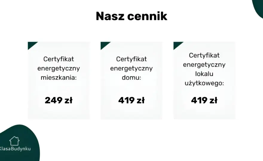 Ile kosztuje świadectwo energetyczne? Ceny 2026 i czynniki