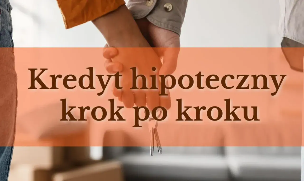 Para trzyma klucze do domu, symbolizując co to jest hipoteka i jak krok po kroku ją uzyskać.