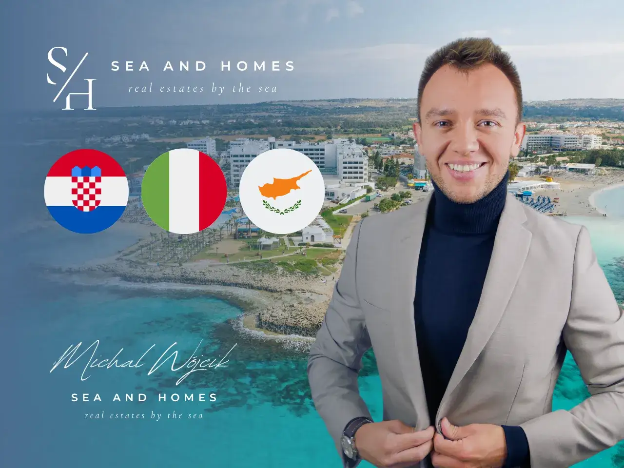 Michał Wójcik z Sea and Homes doradza w sprawie zakupu nieruchomości. Dowiedz się, ile kosztuje mieszkanie na Cyprze, Chorwacji i we Włoszech.
